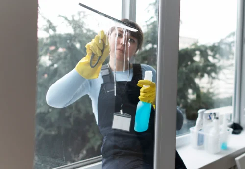 Nettoyage de vitres intérieures et extérieures à Mérinchal